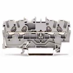 WAGO 2001-1403 - WAGO 4-Conductor Terminal Block - Red