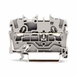 WAGO 2002-1201 - WAGO 2-Conductor Terminal Block - Gray