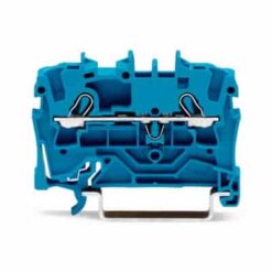 WAGO 2002-1204 - WAGO 2-Conductor Terminal Block - Blue