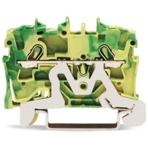 WAGO 2002-1207 - WAGO 2-Pole Terminal Block - Grn-Yellow