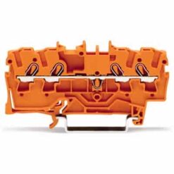 WAGO 2002-1402 - WAGO 4 CONDUCTOR RL MTD TERM BLK-TJS