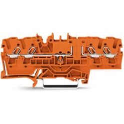 WAGO 2002-1802 - WAGO 4 COND TJS BLOCK ORANGE
