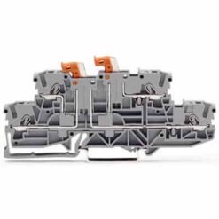 WAGO 2002-2952 - WAGO 4 COND TJS DBL DCK DISC GREY N/L