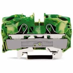WAGO 2016-1207 - WAGO 2 CONDUCTOR GRD RL MTD TERM BLK-T