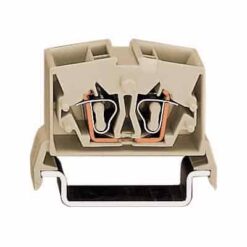 WAGO 264-225 - WAGO MIN TRM BLK THROUGH EEX LT GREY