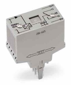 WAGO 286-665 - WAGO AC CURRENT FLOW MONT MOD