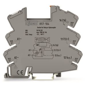 WAGO 857-104 - WAGO RELAY BASE ONLY FOR 24V DC