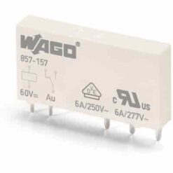 WAGO 857-157 - WAGO PLUGGABLE MINI RELAY SWITCH DC 60V