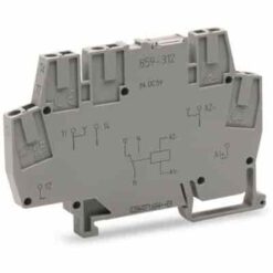 WAGO 859-314 - WAGO RELAY TRM BLK 24VDC 1U W/AU