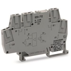 WAGO 859-712 - WAGO OPTOK.230VAC/24VDC,0,5A,MINUS